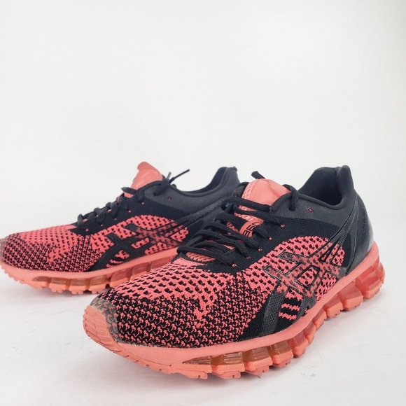 ASICS Shoes - Asics GEL-QUANTUM 360 Knit Peach Red Black Women Size 6.5 Running Shoe T778N